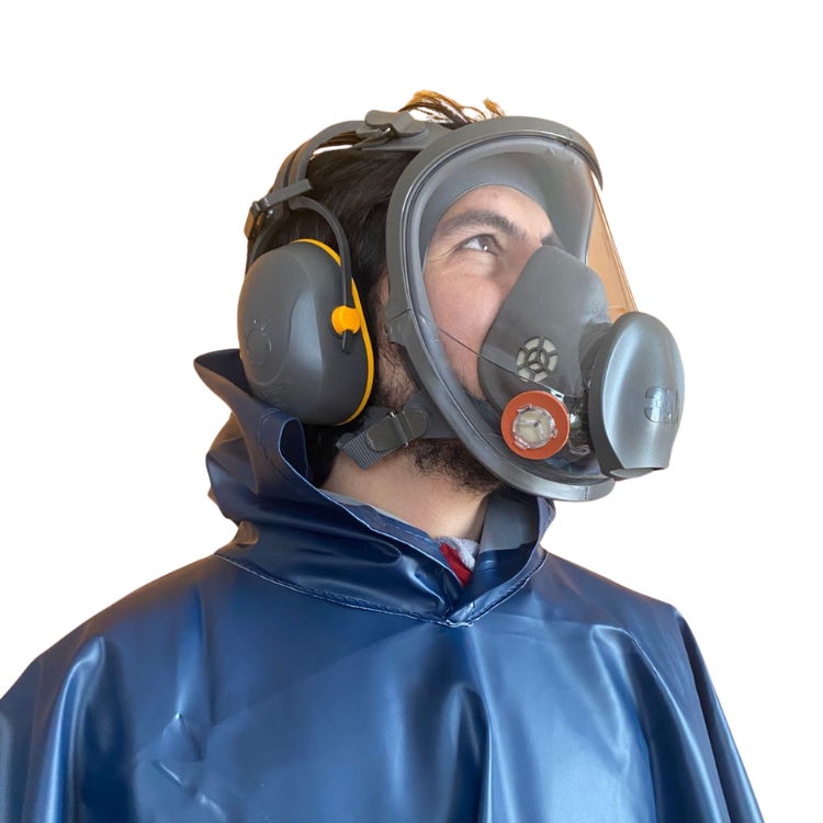 RESPIRADOR CARA COMPLETA 3M SERIE 6000
